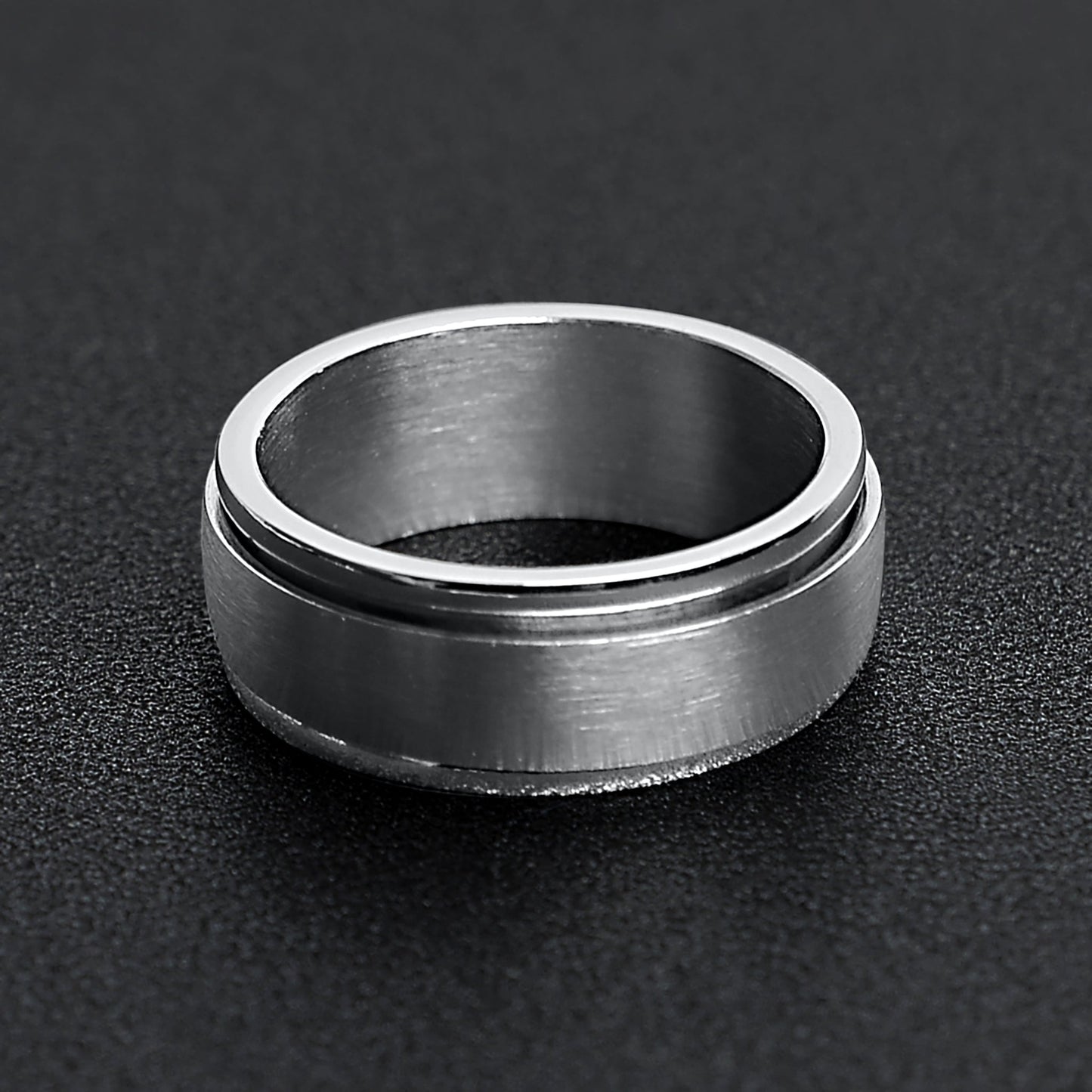 Polished Stainless Steel Spinner Ring