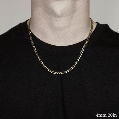 Gold Figaro Chain Necklace