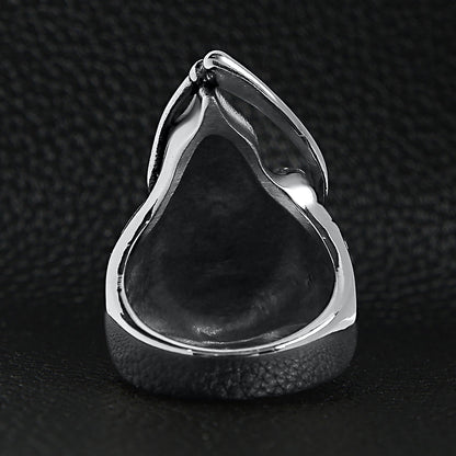 Stainless Steel Grim Reaper Ring