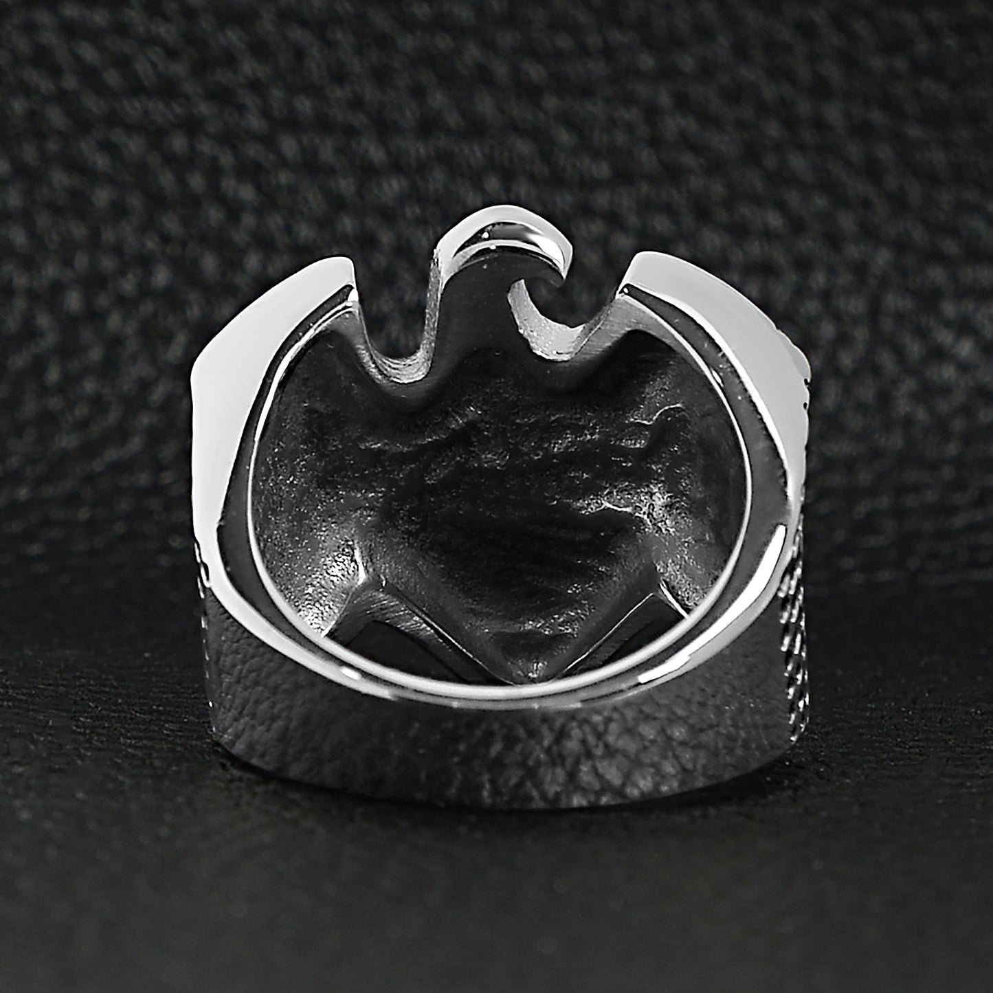 AMERICAN BIKER 18K Gold PVD Coated Stainless Steel Eagle Ring