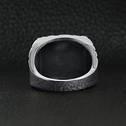 Stainless Steel "BITCH" Signet Unisex Ring