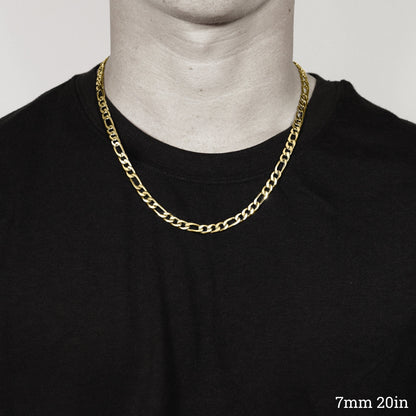 Gold Figaro Chain Necklace