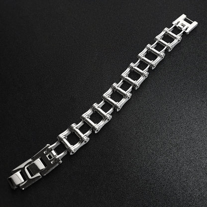 Stainless Steel Medium Bike Chain Bracelet