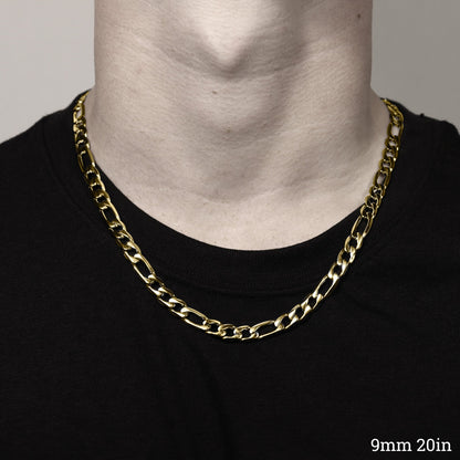 Gold Figaro Chain Necklace