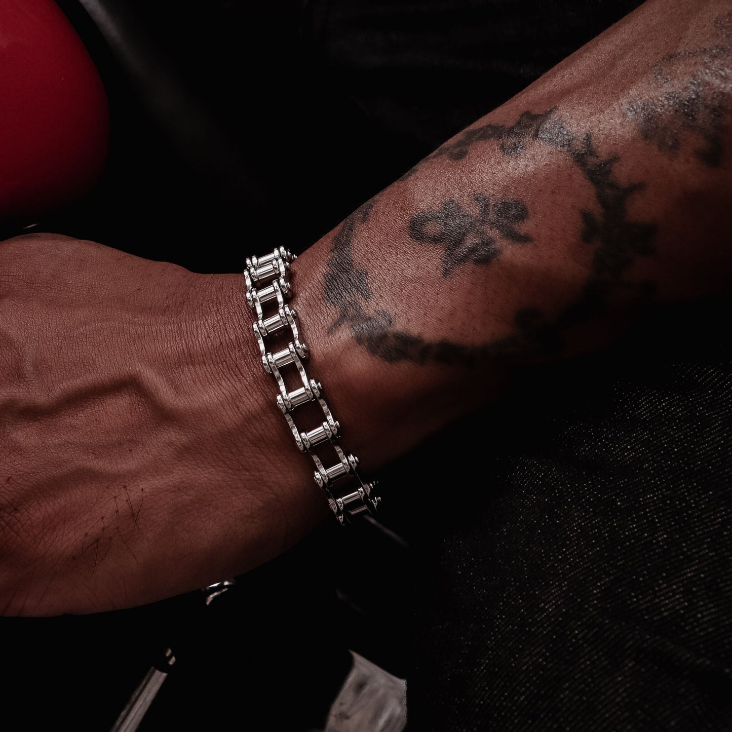 Stainless Steel Bike Chain Bracelet