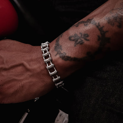 Stainless Steel Bike Chain Bracelet