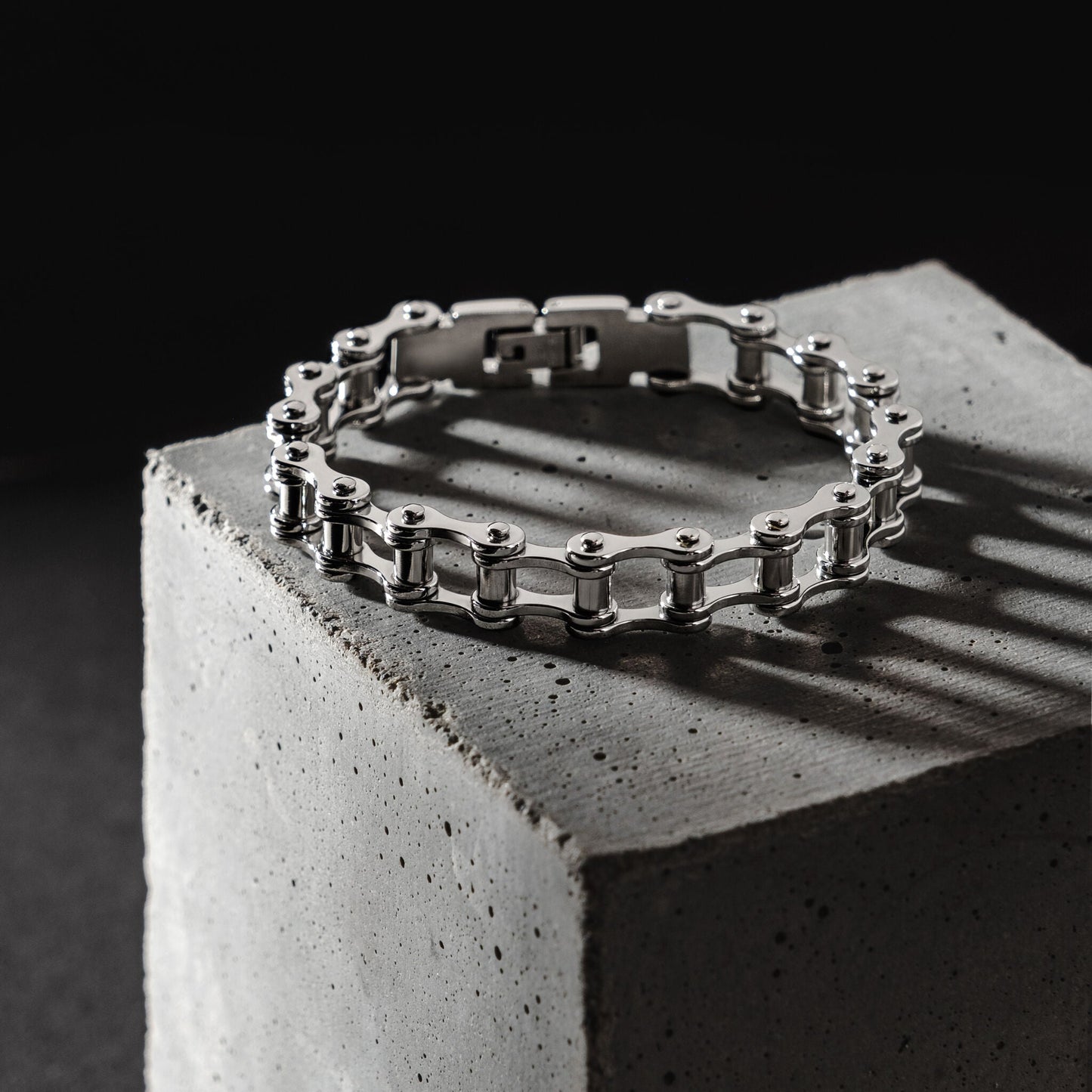 Stainless Steel Bike Chain Bracelet