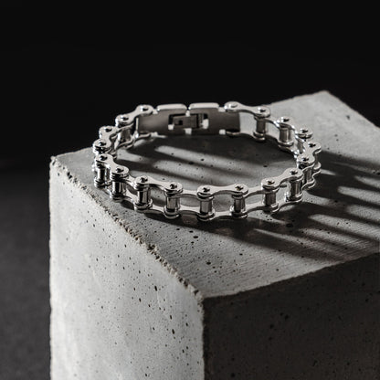 Stainless Steel Bike Chain Bracelet