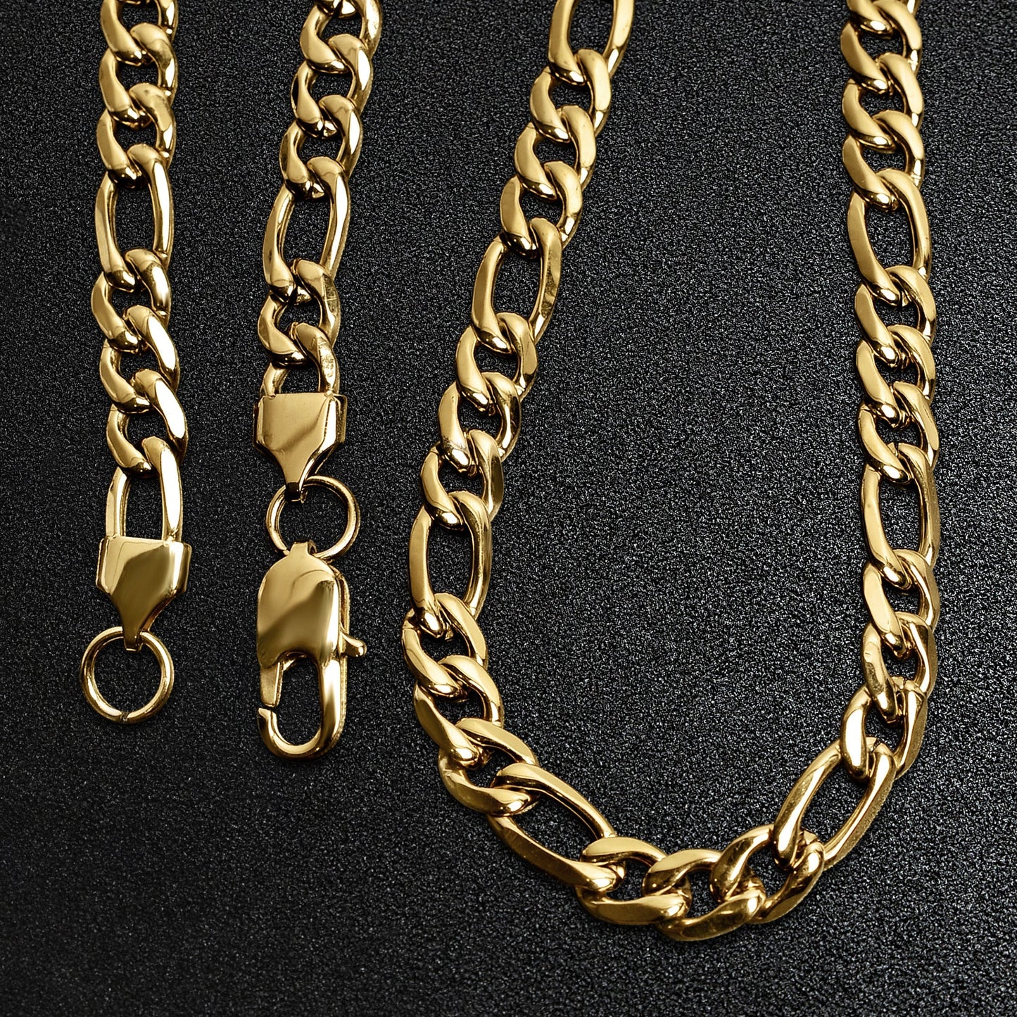 Gold Figaro Chain Necklace