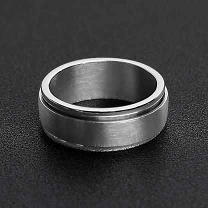 Polished Stainless Steel Spinner Ring