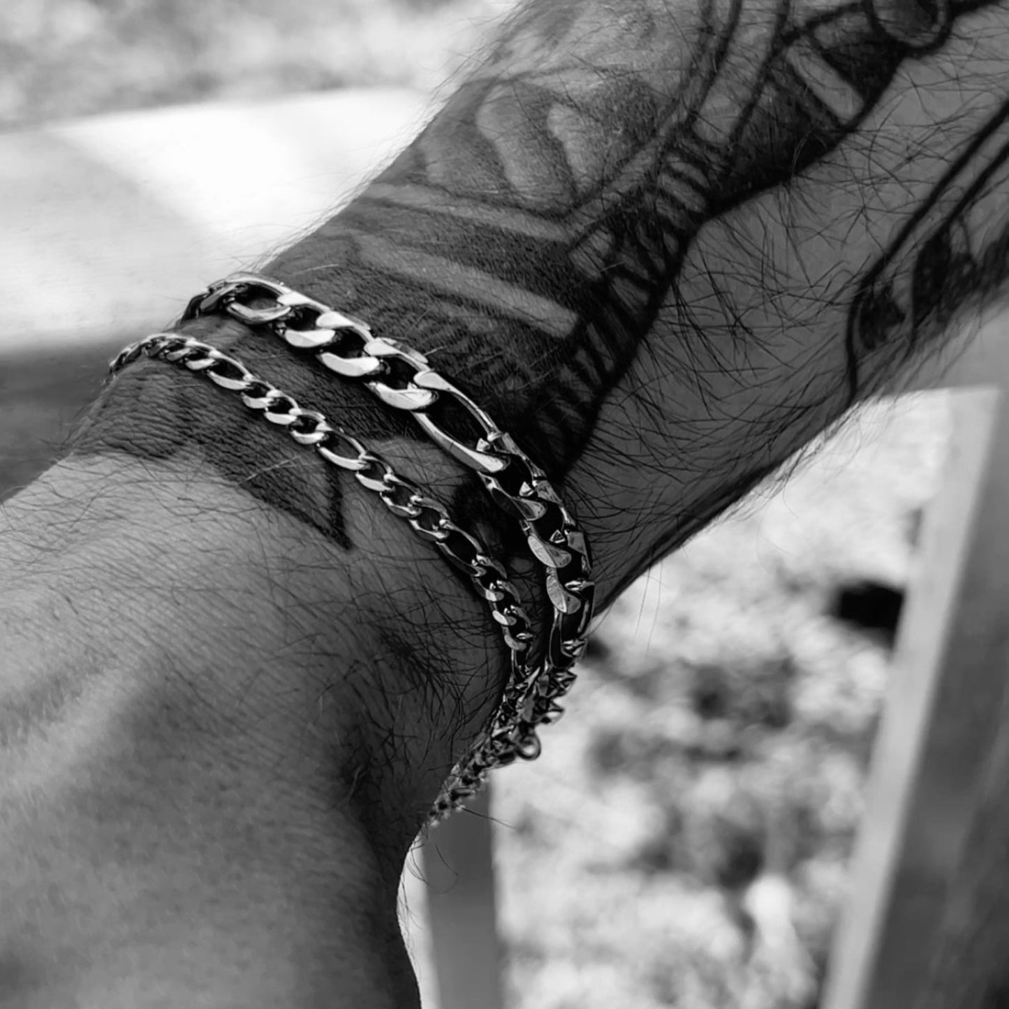 Gold Figaro Chain Bracelet