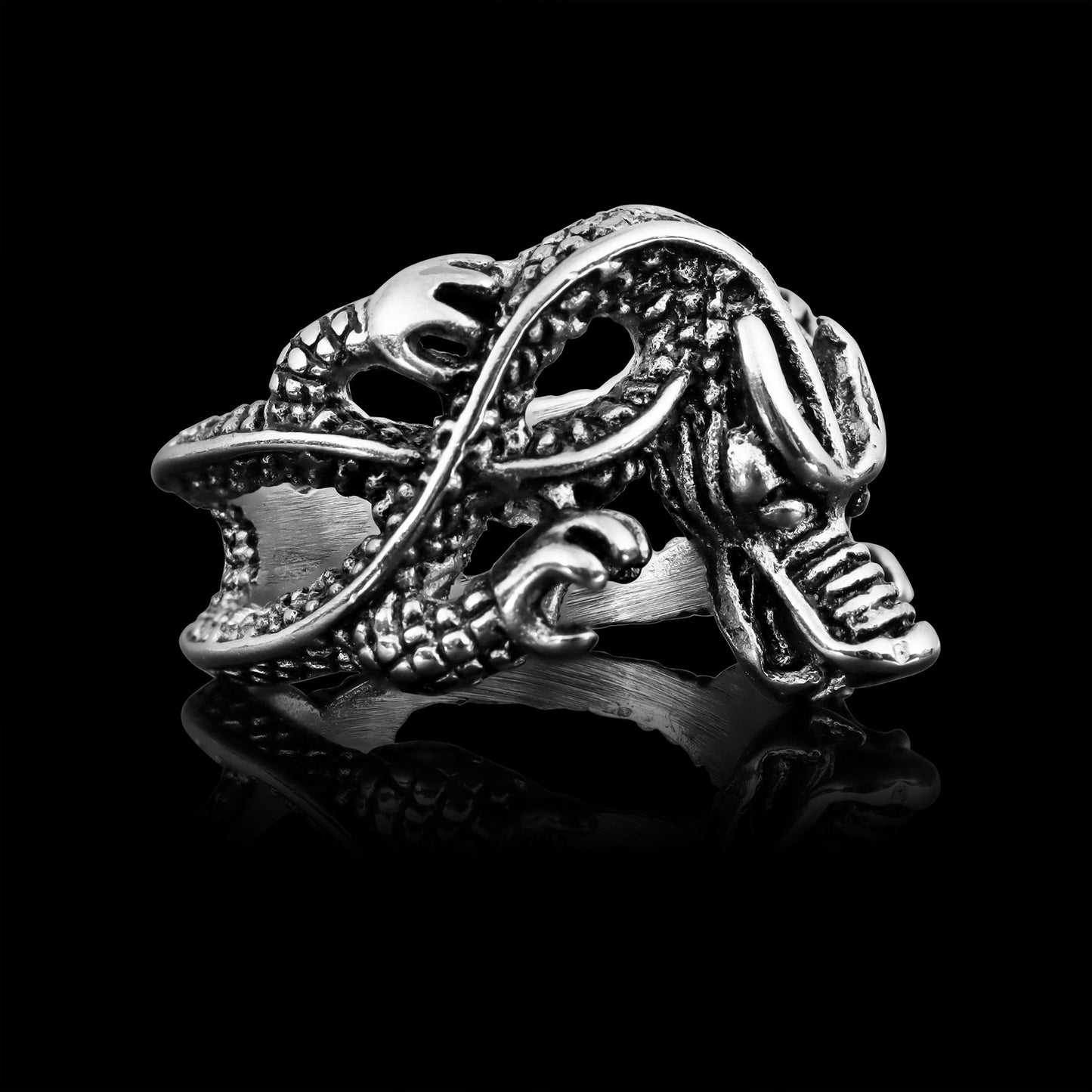 Stainless Steel Eastern Dragon Ring