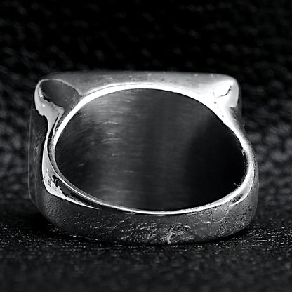 Stainless Steel AK-47 Gun Signet Ring