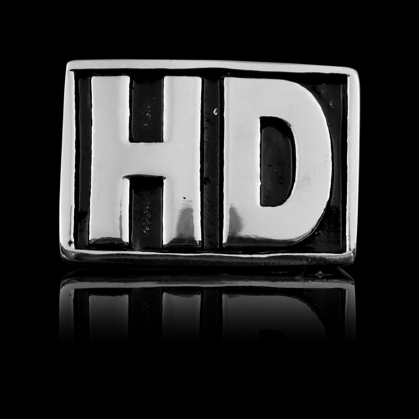 Stainless Steel Heavy Duty "HD" Signet Unisex Ring