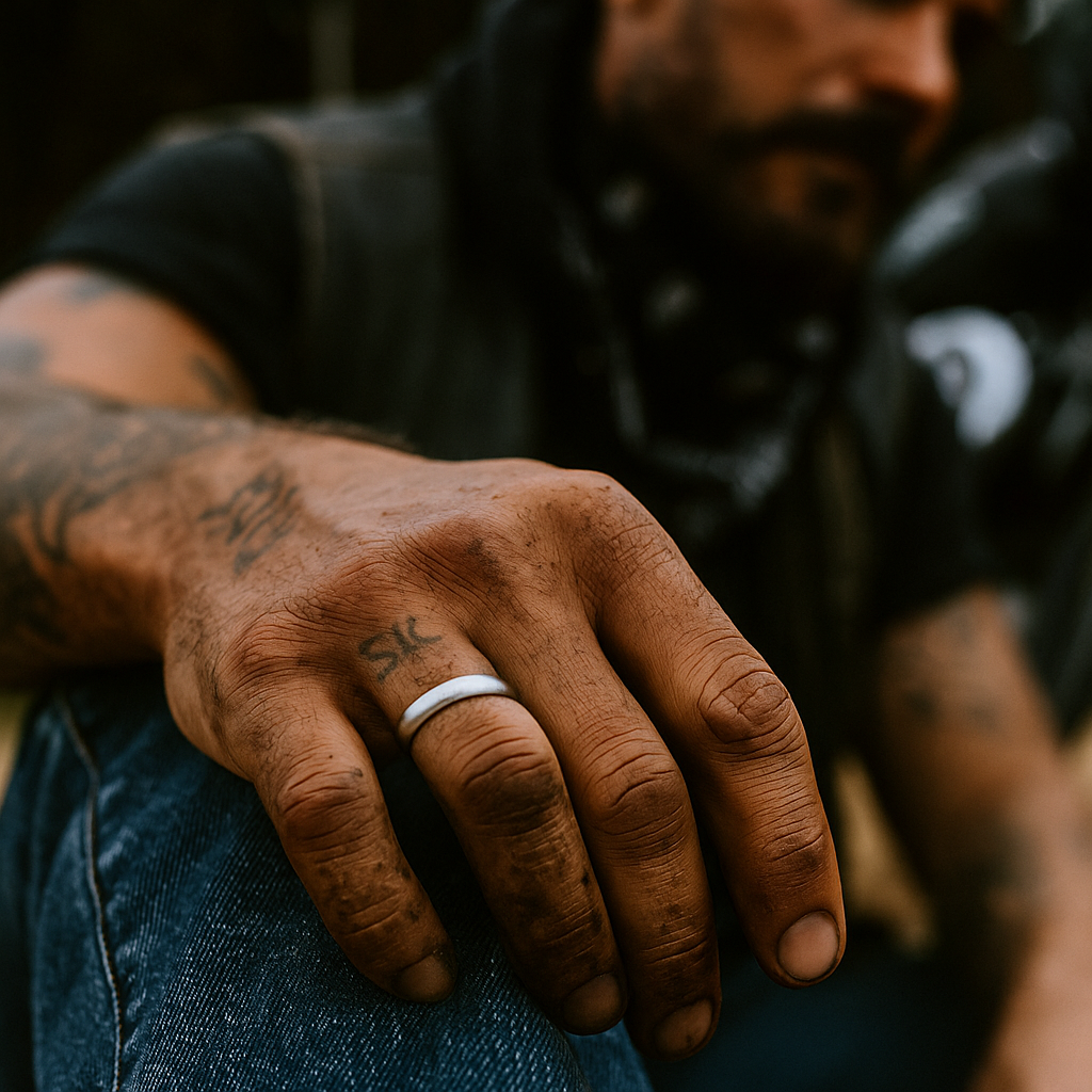 Stainless Steel Classic Band Ring