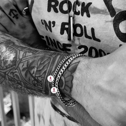 Gold Curb Chain Bracelet