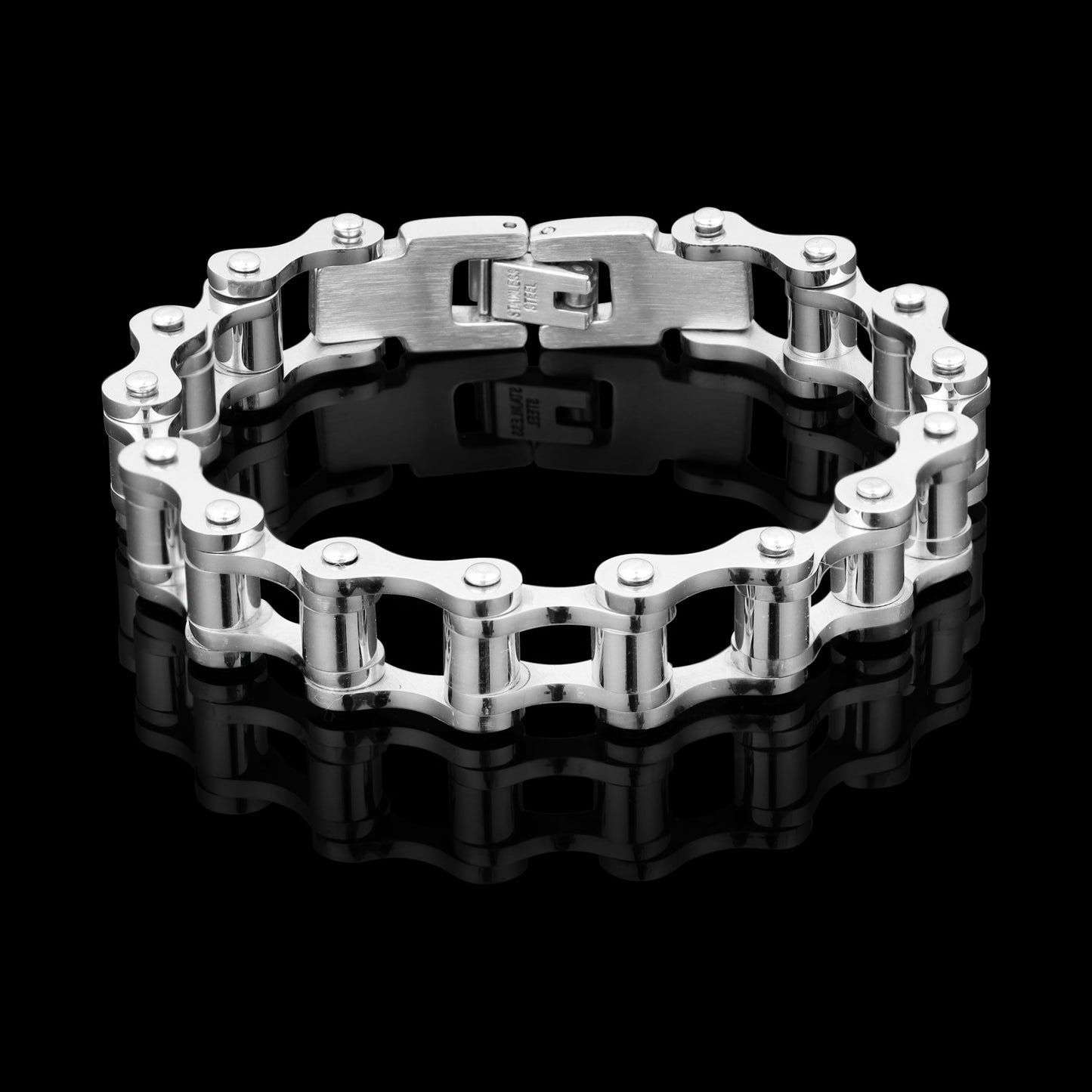 Stainless Steel Bike Chain Bracelet