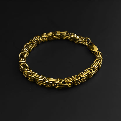 Gold Byzantine Chain Bracelet