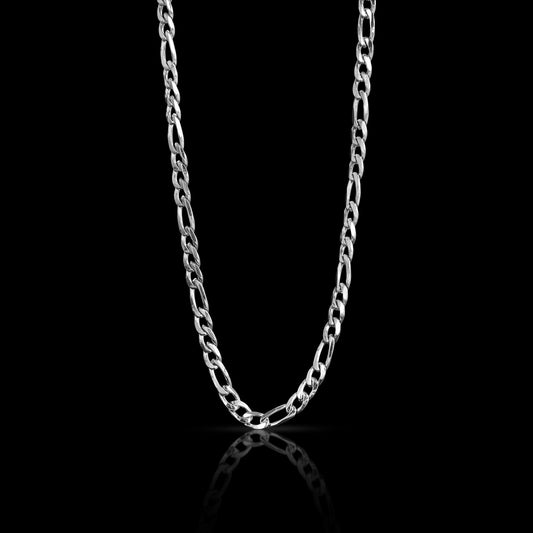 Stainless Steel Figaro Chain Necklace