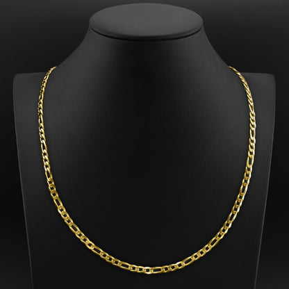 Gold Figaro Chain Necklace