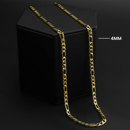 Gold Figaro Chain Necklace