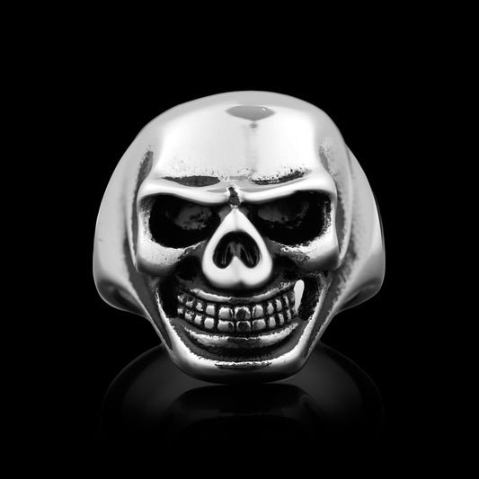 Stainless Steel Women's Skull Ring