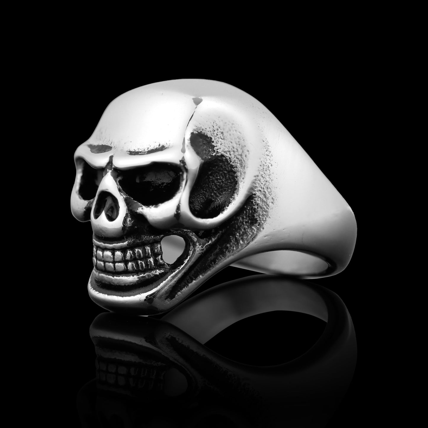 Stainless Steel Women's Skull Ring
