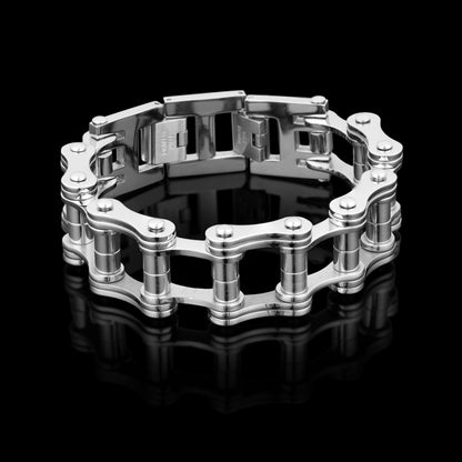 Stainless Steel Medium Bike Chain Bracelet